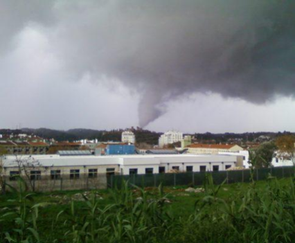 Tornado que afetou a região de Tomar em 2010